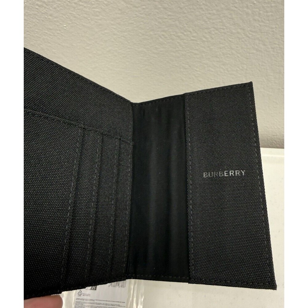 Burberry Black Passport Holder Cover Authentic Beauty GWP - Picture 4 of 6